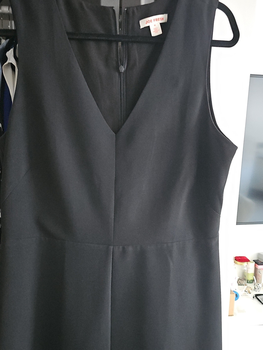 Classic V Neck Black Dress By Joe FRESH